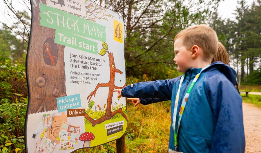 Stick Man Family Activity Trail, Delamere Forest